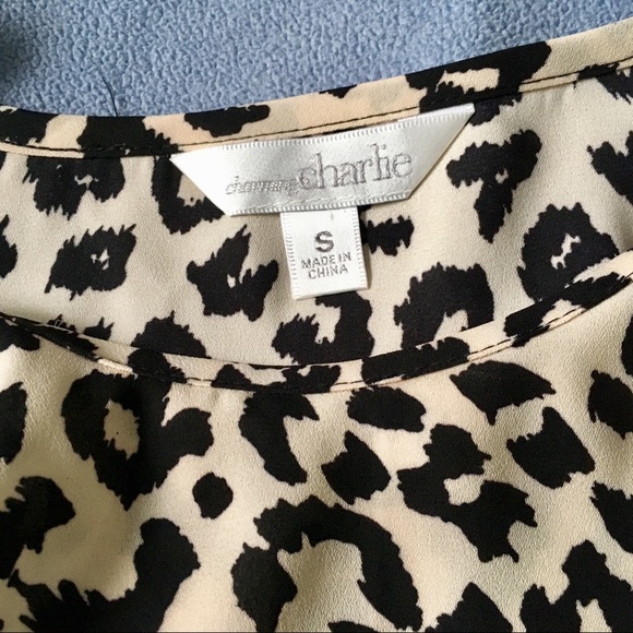 Charming Ombré Cheetah Print Sleeveless Top Size S - Picture 6 of 6